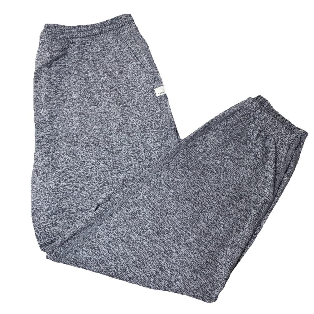 Vuori Boyfriend Jogger Pants Knit Sweatpants Heather Gray Women's Sz L